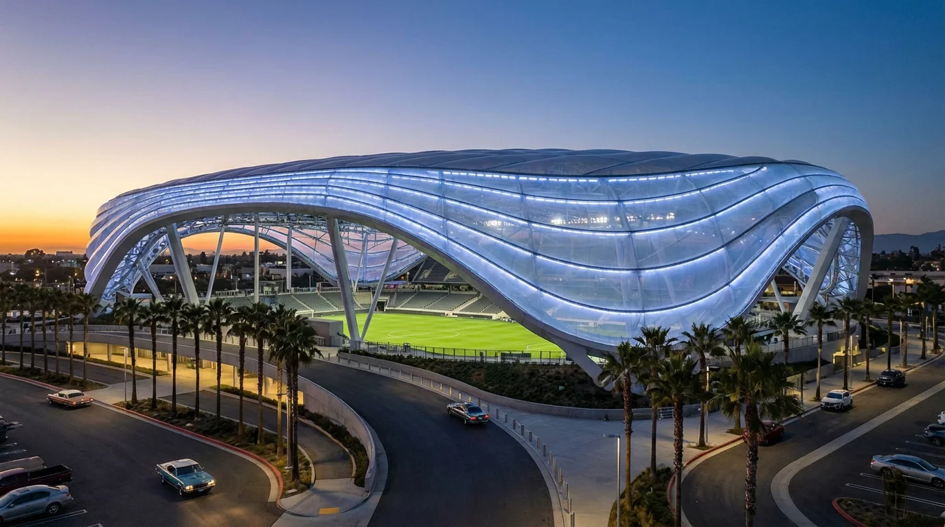 SoFi Stadium i Inglewood, Los Angeles, arena för VM 2026